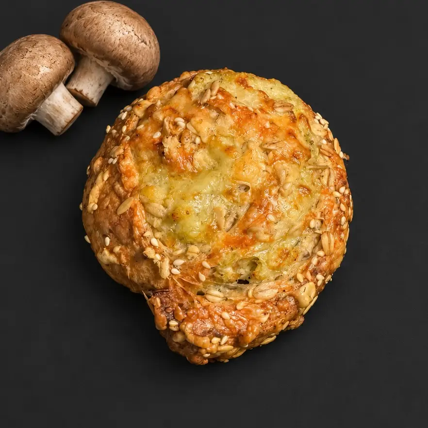 Partybrötchen mit Zwiebel