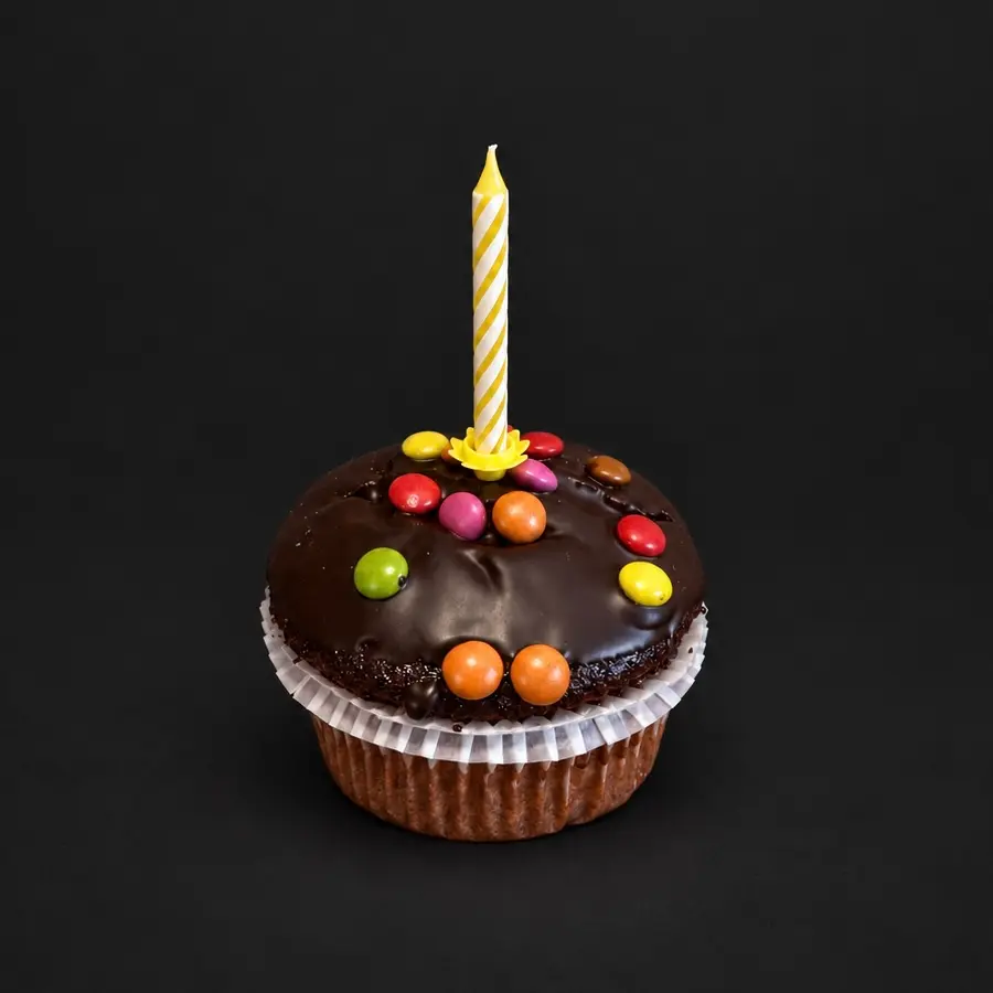 Geburtstags Muffin