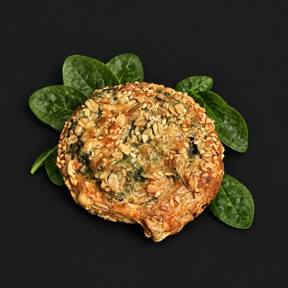 Partybrötchen mit Spinat